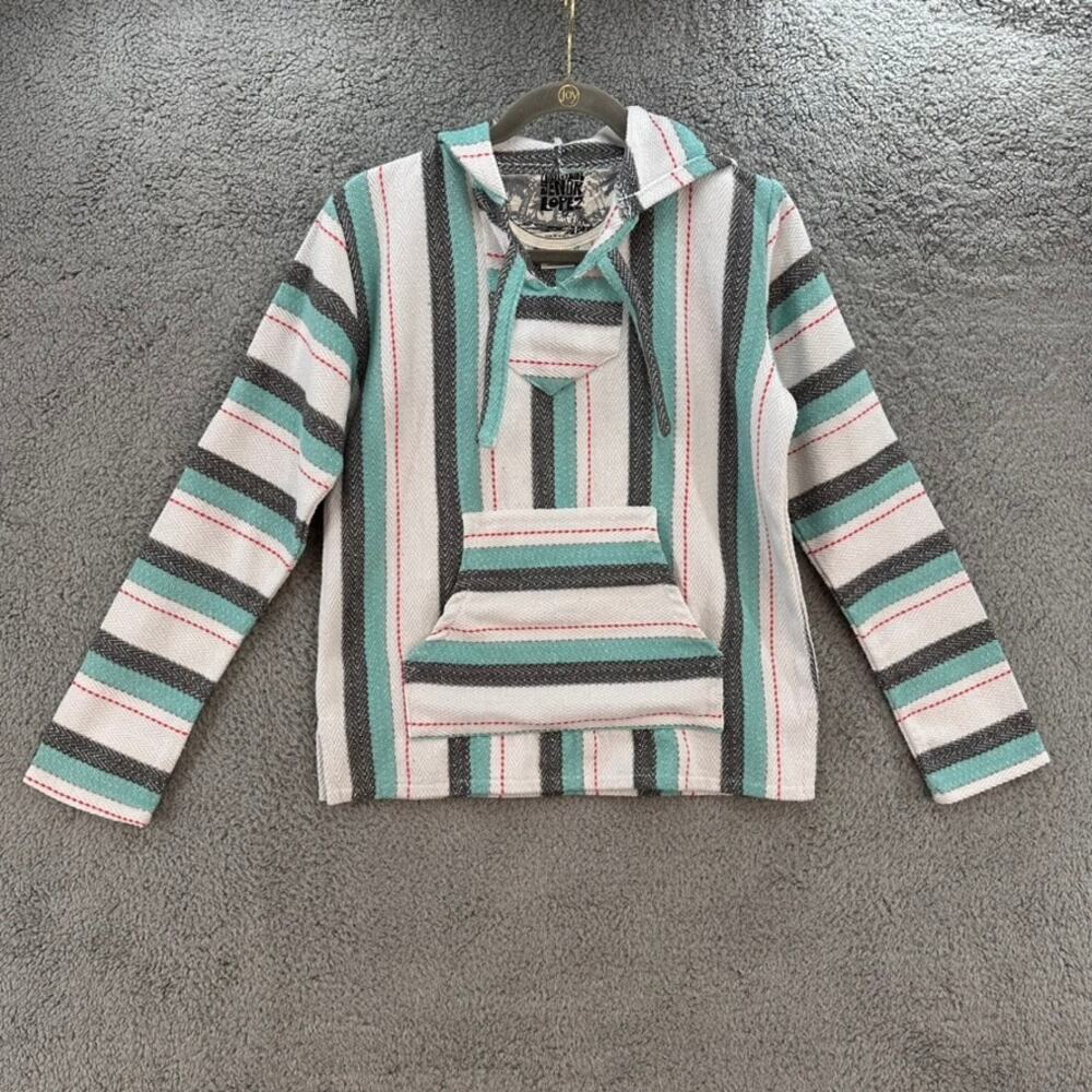 Original Senior Lopez‎ Baja Hoodie Youth Large Pullover Vacation Mexico Casual